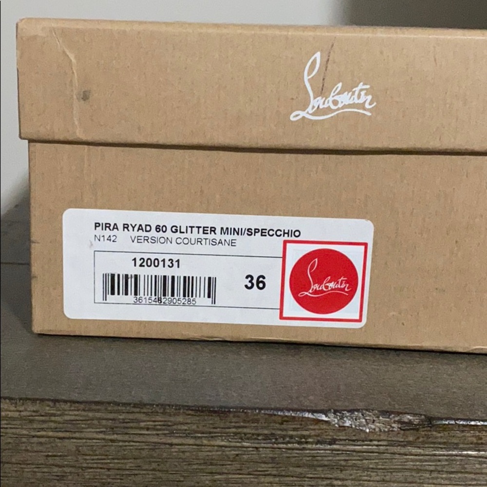 Christian Louboutin Pira Ryad Glitter sandals sz36